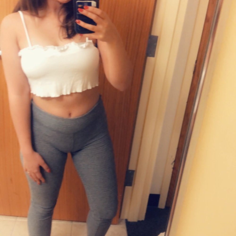 White crop tank
